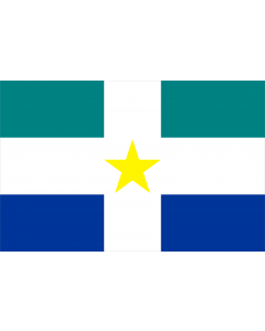Flag: ItapecericadaSerra SaoPaulo Brasil | Município de Itapecerica da Serra no Estado de São Paulo |  landscape flag | 1.35m² | 14.5sqft | 90x150cm | 3x5ft 