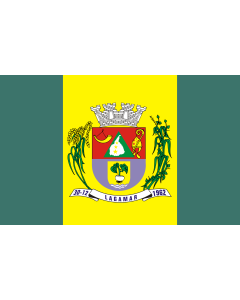 Bandera de  Lagamar MinasGerais Brasil | Município de Lagamar no Estado de Minas Gerais |  bandera horizontal | 2.16m² | 120x180cm 