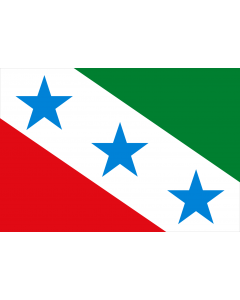 Flagge: XL Lagoinha SaoPaulo Brasil 2 | Sao Paulo s city Lagoinha, Brazil | Município de Lagoinha no Estado de São Paulo  |  Querformat Fahne | 2.16m² | 120x180cm 