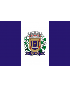 Flagge: XL Leme SaoPaulo Brasil | Município de Leme no Estado de São Paulo  |  Querformat Fahne | 2.16m² | 120x180cm 
