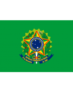 Flagge:  President of Brazil | Presidential Flag of Brazil  |  Querformat Fahne | 0.06m² | 20x30cm 