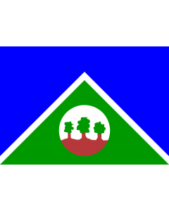 Flagge: XL Rondonia alta floresta doeste | Municipalit of Alta Floresta D Oeste of the State of Rondônia | Município de Alta Floresta d Oeste no Estado de Rondônia  |  Querformat Fahne | 2.16m² | 120x180cm 