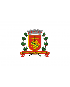 Flag: Santos  São Paulo | Município de Santos no Estado de São Paulo |  landscape flag | 1.35m² | 14.5sqft | 90x150cm | 3x5ft 