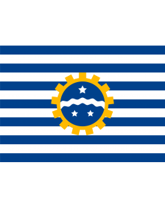 Flag: Sao Paulo s city São José dos Campos, Brazil |  landscape flag | 1.35m² | 14.5sqft | 90x150cm | 3x5ft 
