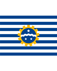 Flagge: Large São José dos Campos | Sao Paulo s city São José dos Campos, Brazil | Município de São José das minas no Estado de São Paulo  |  Querformat Fahne | 1.35m² | 90x150cm 