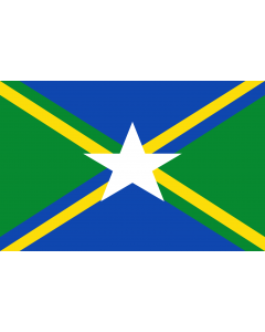 Flagge: Large Vale do Anari | City of Vale do Anari, Rondônia, Brazil  |  Querformat Fahne | 1.35m² | 90x150cm 