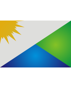 Bandera de  Vale do Paraíso | City of Vale do Paraíso, Rondônia, Brazil |  bandera horizontal | 1.35m² | 90x150cm 