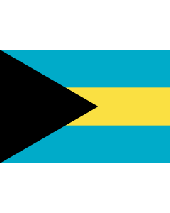 Flag: Bahamas |  landscape flag | 2.16m² | 23sqft | 120x180cm | 4x6ft 