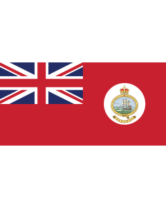 Flagge: XL Bahamas Red Ensign  |  Querformat Fahne | 2.16m² | 100x200cm 