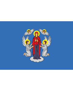 Flagge: Large Minsk, Belarus | Mińska, Białoruś | Minsk şəhər | Сцяг Мiнска, Беларусь | Сьцяг Менску, Беларусь | Мѣ́ньскъ ꙁна́мѧ | Մինսկ, Բելառուս դրոշը | ミンスクの市旗  白露西亜 | მინსკი | Флаг Минска, Беларусь | פאן פון מינסק, ווייסרוסלאנד  |  Querformat Fahne | 