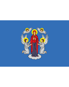 Flag: Minsk, Belarus |  landscape flag | 1.35m² | 14.5sqft | 90x150cm | 3x5ft 