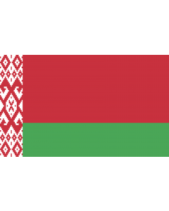 Raum-Fahne / Raum-Flagge: Belarus (Weißrussland) 90x150cm