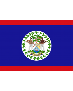 Flag: Belize |  landscape flag | 0.7m² | 7.5sqft | 70x100cm | 2x3ft 