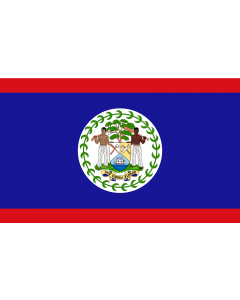 Flag: Belize |  landscape flag | 2.4m² | 26sqft | 120x200cm | 4x7ft 