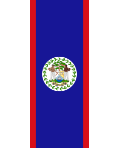 Banner-Flagge:  Belize  |  Hochformat Fahne | 3.5m² | 300x120cm 