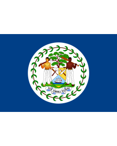 Flag: Belize |  landscape flag | 1.35m² | 14.5sqft | 90x150cm | 3x5ft 