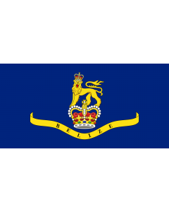 Flagge: Large Governor-General of Belize  |  Querformat Fahne | 1.35m² | 80x160cm 