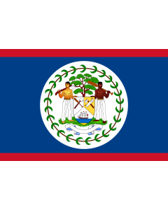 Indoor-Flag: Belize 90x150cm