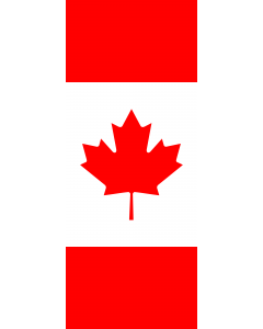 Flag: Canada |  portrait flag | 3.5m² | 38sqft | 300x120cm | 10x4ft 