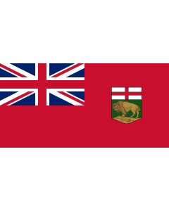 Flag: Manitoba |  landscape flag | 0.06m² | 0.65sqft | 17x34cm | 7x14inch 