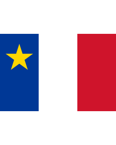 Flagge: Large Acadia  |  Querformat Fahne | 1.35m² | 90x150cm 