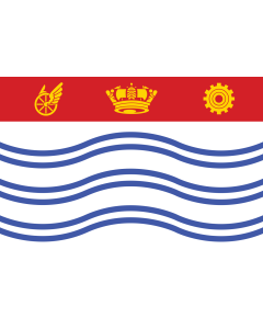 Flagge: Large Barrie | En Barrie, Ontario  |  Querformat Fahne | 1.35m² | 90x150cm 
