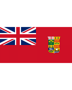Indoor-Flag: Canada 1868 Red 90x150cm