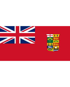 Flag: Canada 1868 Red |  landscape flag | 1.35m² | 14.5sqft | 80x160cm | 30x60inch 