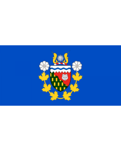 Flag: Commissioner of the Northwest Territories |  landscape flag | 2.16m² | 23sqft | 100x200cm | 40x80inch 