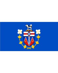 Flag: Commissioner of Yukon |  landscape flag | 1.35m² | 14.5sqft | 80x160cm | 30x60inch 