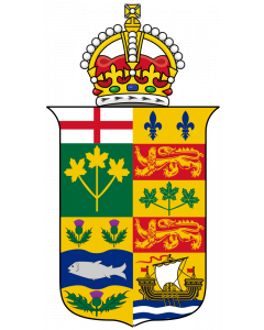 Flag: Crest of the Governor General of Canada 1901-1921 |  portrait flag | 1.35m² | 14.5sqft | 170x85cm | 70x35inch 