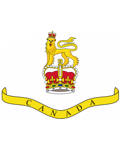 Flag: Crest of the Governor General of Canada 1931-1981 |  landscape flag | 1.35m² | 14.5sqft | 100x130cm | 40x50inch 