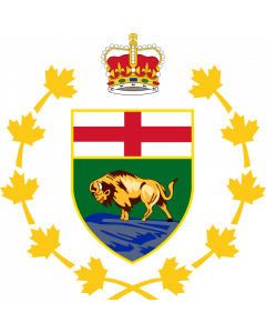 Flag: Crest of the Lieutenant Governor of Manitoba |  2.16m² | 23sqft | 150x150cm | 60x60inch 