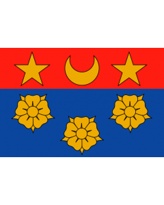 Flag: Ville ca Longueuil  Québec | Longueuil, Quebec |  landscape flag | 2.16m² | 23sqft | 120x180cm | 4x6ft 