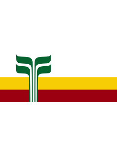 Flag: Franco-Manitobains |  landscape flag | 2.16m² | 23sqft | 100x200cm | 40x80inch 