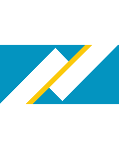 Bandera de  Franco-Yukonnais |  bandera horizontal | 1.35m² | 80x160cm 