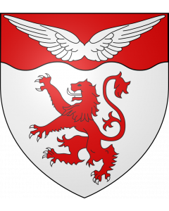 Flag: Frederick Russell Arms |  0.06m² | 0.65sqft | 25x23cm | 10x10inch 