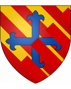 Flag: J. Léonce Bernard Arms |  1.35m² | 14.5sqft | 120x110cm | 50x45inch 