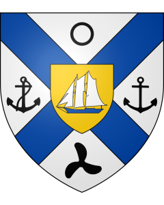 Bandera de  James Kinley Arms |  1.35m² | 120x110cm 