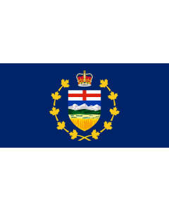 Flag: Lieutenant-Governor of Alberta |  landscape flag | 1.35m² | 14.5sqft | 80x160cm | 30x60inch 