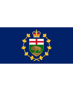 Flag: Lieutenant-Governor of Manitoba |  landscape flag | 1.35m² | 14.5sqft | 80x160cm | 30x60inch 