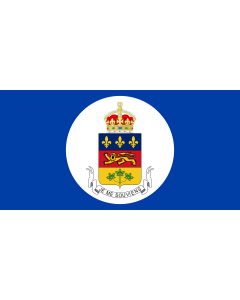Flag: Lieutenant-Governor of Quebec |  landscape flag | 1.35m² | 14.5sqft | 80x160cm | 30x60inch 