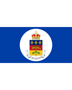 Bandera de  Lieutenant-Governor of Quebec | Lieutenant-gouverneur du Québec |  bandera horizontal | 1.35m² | 80x160cm 