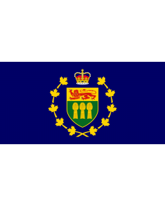 Flag: Lieutenant-Governor of Saskatchewan |  landscape flag | 0.06m² | 0.65sqft | 17x34cm | 7x14inch 