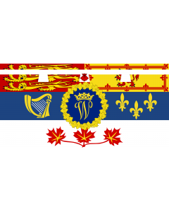 Flag: Personal Flag of the Duke of Cambridge for use in Canada |  landscape flag | 2.16m² | 23sqft | 100x200cm | 40x80inch 