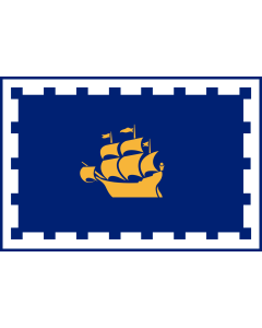 Flag: Quebec City | Quebec City, Quebec, Canada |  landscape flag | 0.06m² | 0.65sqft | 20x30cm | 8x12in 