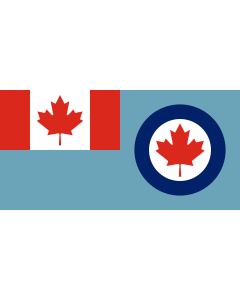 Flag: Royal Canadian Air Force ensign |  landscape flag | 0.06m² | 0.65sqft | 17x34cm | 7x14inch 