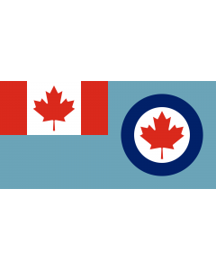 Flag: Royal Canadian Air Force ensign |  landscape flag | 0.06m² | 0.65sqft | 17x34cm | 7x14inch 
