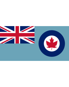 Flag: Royal Canadian Air Force Ensign 1941-1968 |  landscape flag | 0.06m² | 0.65sqft | 17x34cm | 7x14inch 