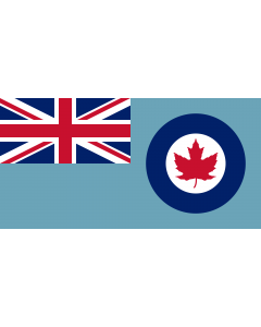 Flag: Royal Canadian Air Force Ensign 1941-1968 |  landscape flag | 0.06m² | 0.65sqft | 17x34cm | 7x14inch 